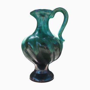 Midcentury Modern Bohemia Glazed Ceramic Vase, 1960s