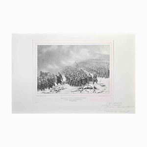 Auguste Raffet, Marche Sur Constantine, Lithograph, 1837
