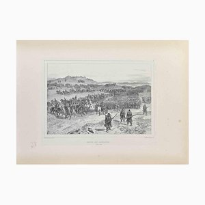 Auguste Raffet, Marche Sur Constantine, Lithograph, 1837
