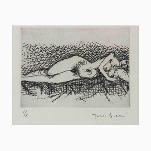Orfeo Tamburi, Settembre, una Donna, Etching, 1971