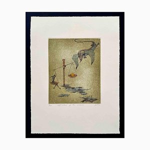 Ossi Czinner, Zodiaco: Bilancia, Etching, 1990