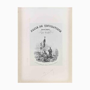 Auguste Raffet, Prise De Constantine, Frontispiece, Lithograph, 1837
