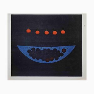 XIV. Olympisches Winterplakat von Yozo Hamaguchi, 1984