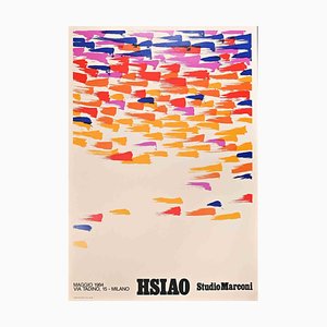 Poster offset vintage Studio Marconi, 1984