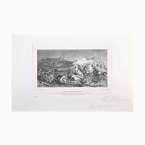 Auguste Raffet, The Retreat of Constantine, Lithograph, 1836