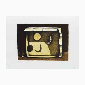 Franco Fortunato, Untitled, Lithograph, 1990, Framed