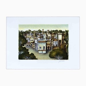 Franco Fortunato, Untitled, Lithograph, 1990, Framed