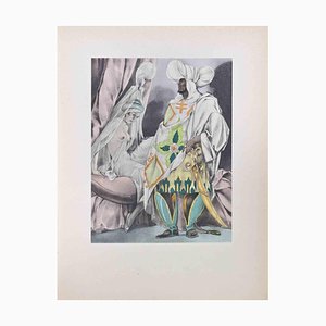 Umberto Brunelleschi, Harem, Lithograph, 1930s