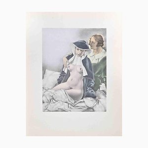 Umberto Brunelleschi, La Monaca, Lithograph, 1930s