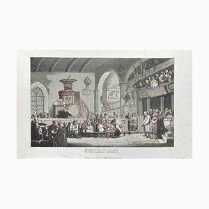 Thomas Rowlandson, By Piety's Due Rites tis Given, Etching, 1817