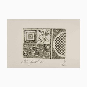 Fausto Maria Franchi, Abstract Composition, Etching, 2010