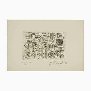 Fausto Maria Franchi, Abstract Composition, Etching, 1994
