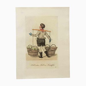 Christoph Suhr, Kohl, Witten Kohl un Kartuffeln, Acquaforte, 1808