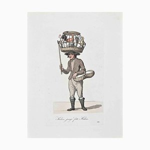 Christoph Suhr, Kuken Junge Fette, Küken, Acquaforte, 1808