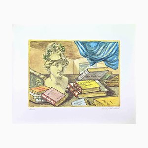 Giorgio De Chirico, Athena, Vintage Offset Print, 1962