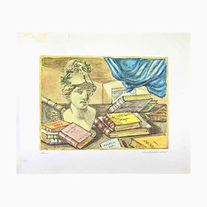 Giorgio De Chirico, Athena, Vintage Offsetdruck, 1962