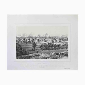 Auguste Raffet, The French Attack, Lithographie, Milieu du XIXe siècle