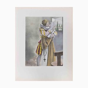 Umberto Brunelleschi, La Monaca, Lithograph, 1930s