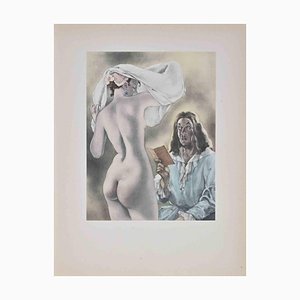 Umberto Brunelleschi, Nude, Lithograph, 1930s