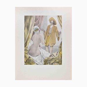 Umberto Brunelleschi, The Blindfold, Lithograph, 1930s