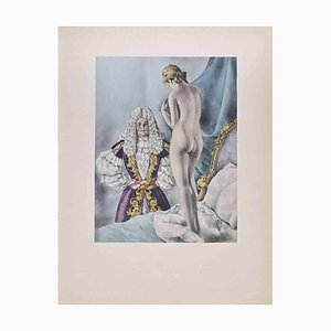 Umberto Brunelleschi, The Revelation, Lithograph, 1930s