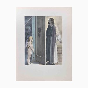 Umberto Brunelleschi, The Angel, Lithograph, 1930s