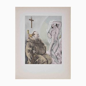 Umberto Brunelleschi, Le Rêve, Lithograph, 1930s