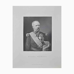 William Holl, Portrait of Marshal Macmahon, Lithograph, 1872