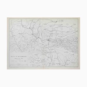 Battle of Wissembourg Lithograph by R. Walker, 1872