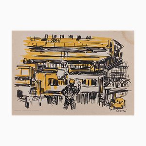 Lithographie Renato Cenni, Tinning, 1970s