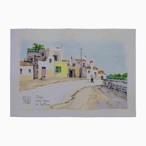 Aldo Riso, Presso Santa Teresa, Lithograph, 2003