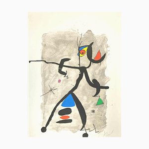 Joan Miró, For Alberti, For Spain, Etching, 1975