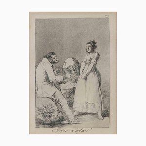 Francisco Goya, Mejor ed Holgar, Etching, 1855