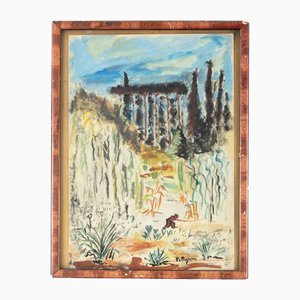 Sirio Pellegrini, Landscape, Mixed Media, 1960s