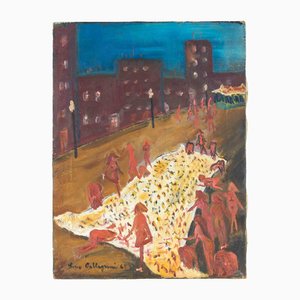 Sirio Pellegrini, The Celebration, Painting, 1965