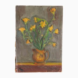 Sirio Pellegrini, Still Life, Oil Painting, 1968