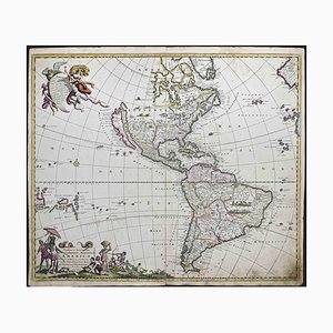 Novissima et Accuratissima. Map Etching by Frederick de Wit, 1680s
