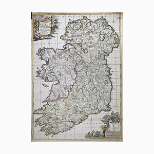 Novissima ac Prae Caeteris Alus Accurat Map Etching by Frederick de Wit, 1680s
