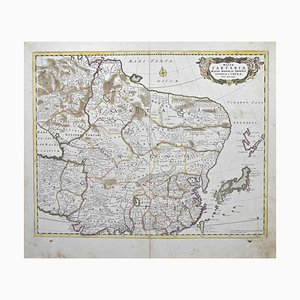 Magnae Tartariae Map Etching by Frederick de Wit, 1680s