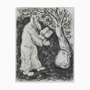 Marc Chagall, Josue und der Stein von Sichem, Radierung, 1956