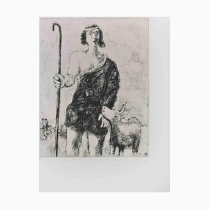 Marc Chagall, Young Shepherd Joseph, Radierung, 1956
