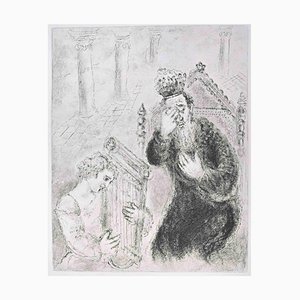Marc Chagall, Saul and David, Etching, 1956