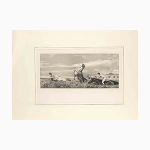 Max Klinger, Pursued Centaur (Verfolgter Centaur), Etching, 1881