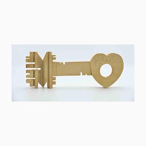 Ferdinando Codognotto, The Key to Heart, Sculpture en Bois, 2023