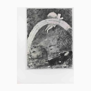 Marc Chagall, Abraham Mourning for the Death of Sarah, Etching, 1956