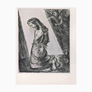 Marc Chagall, Jeremiah in the Pit, Etching, 1956