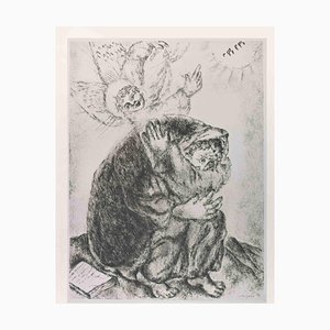 Marc Chagall, Isaiah's Prayer, Etching, 1956