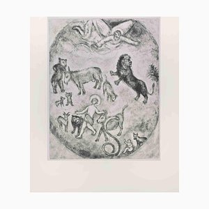 Marc Chagall, Reconciliation of All Creatures, Etching, 1956