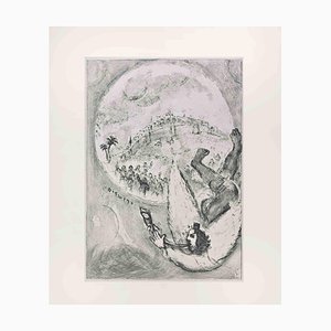 Marc Chagall, Deliverance of Jerusalem, Etching, 1956