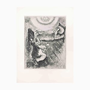 Marc Chagall, The Child Resurrected by Elie, Etching, 1956